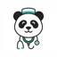 PANDA — MerMo mascot, representing Professional Advancement & Nurturing Doctors Altogether